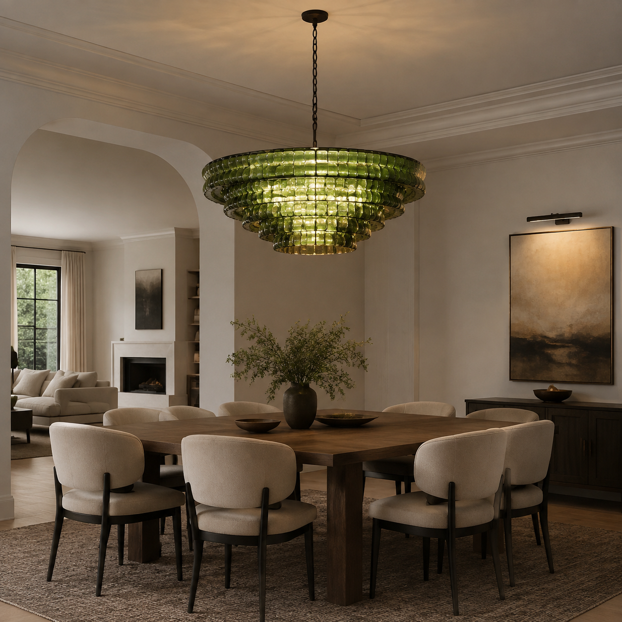 Ghiaccio Round Chandelier