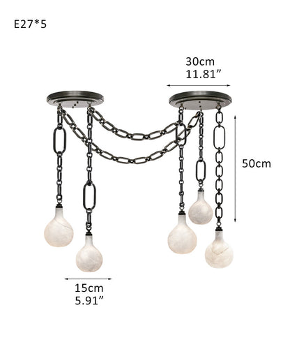 Vintage style Cluster White Mini Insignia Globe Pendant Light 6" for kitchen Island