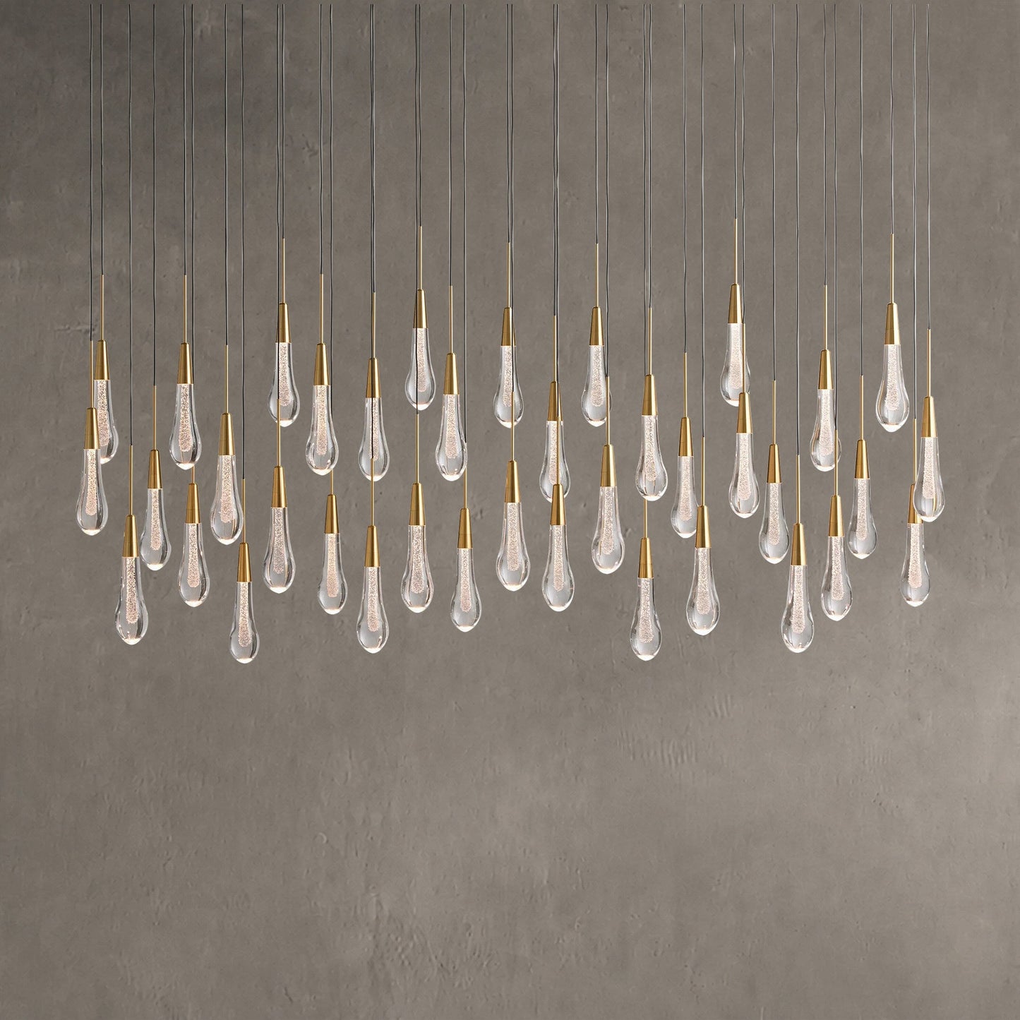 Soltaire Linear Chandelier 37" 50" 60" 70" 87" 120" | Morylighting (12)