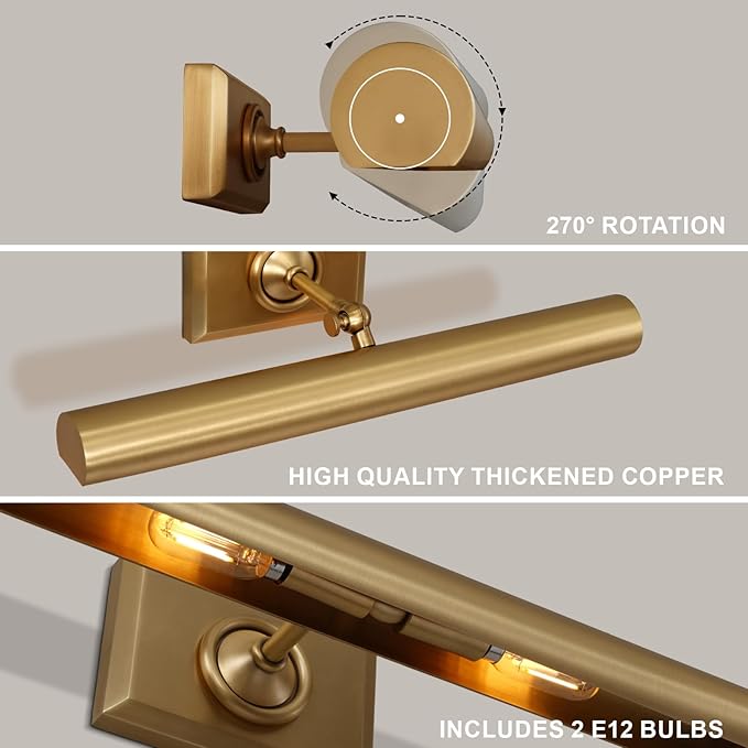 LA Brass Picture Light