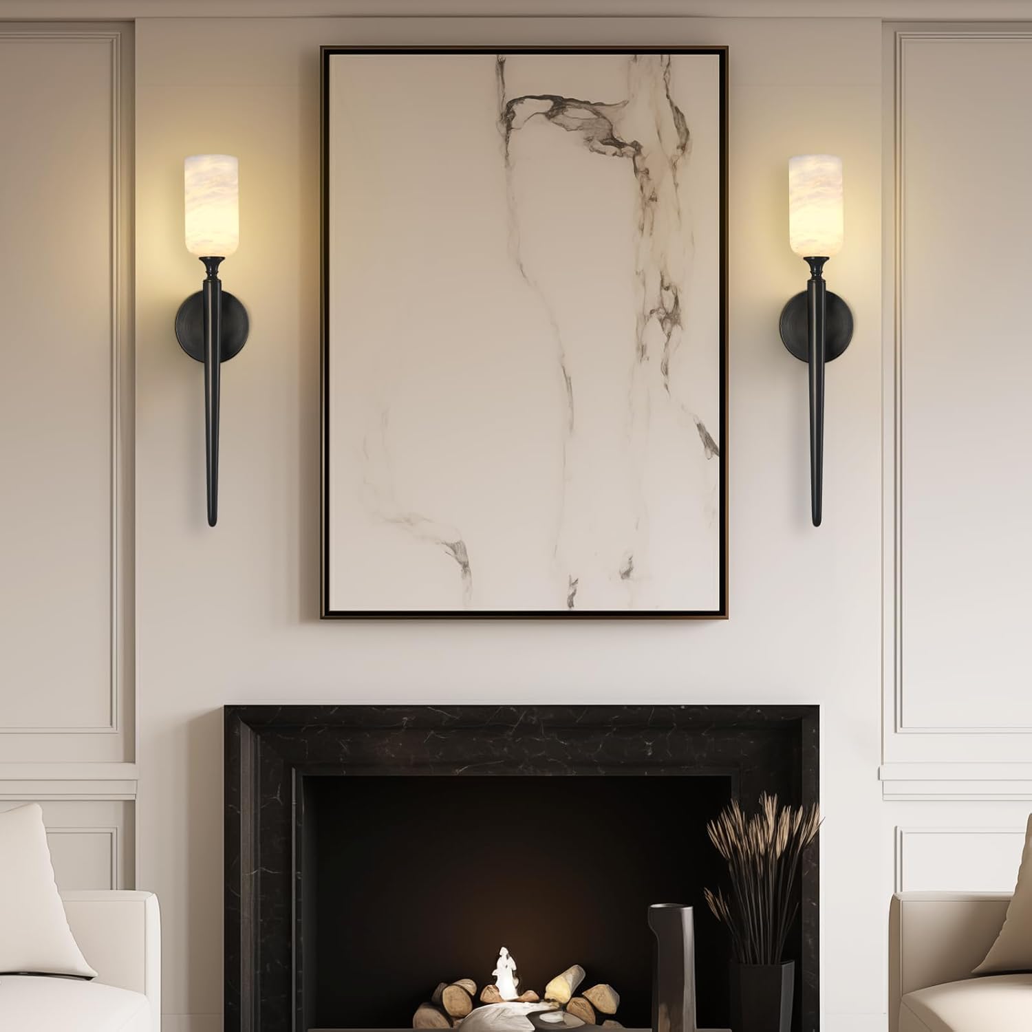 Monty Alabaster Wall Sconces