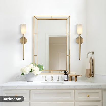 Monty Alabaster Wall Sconces