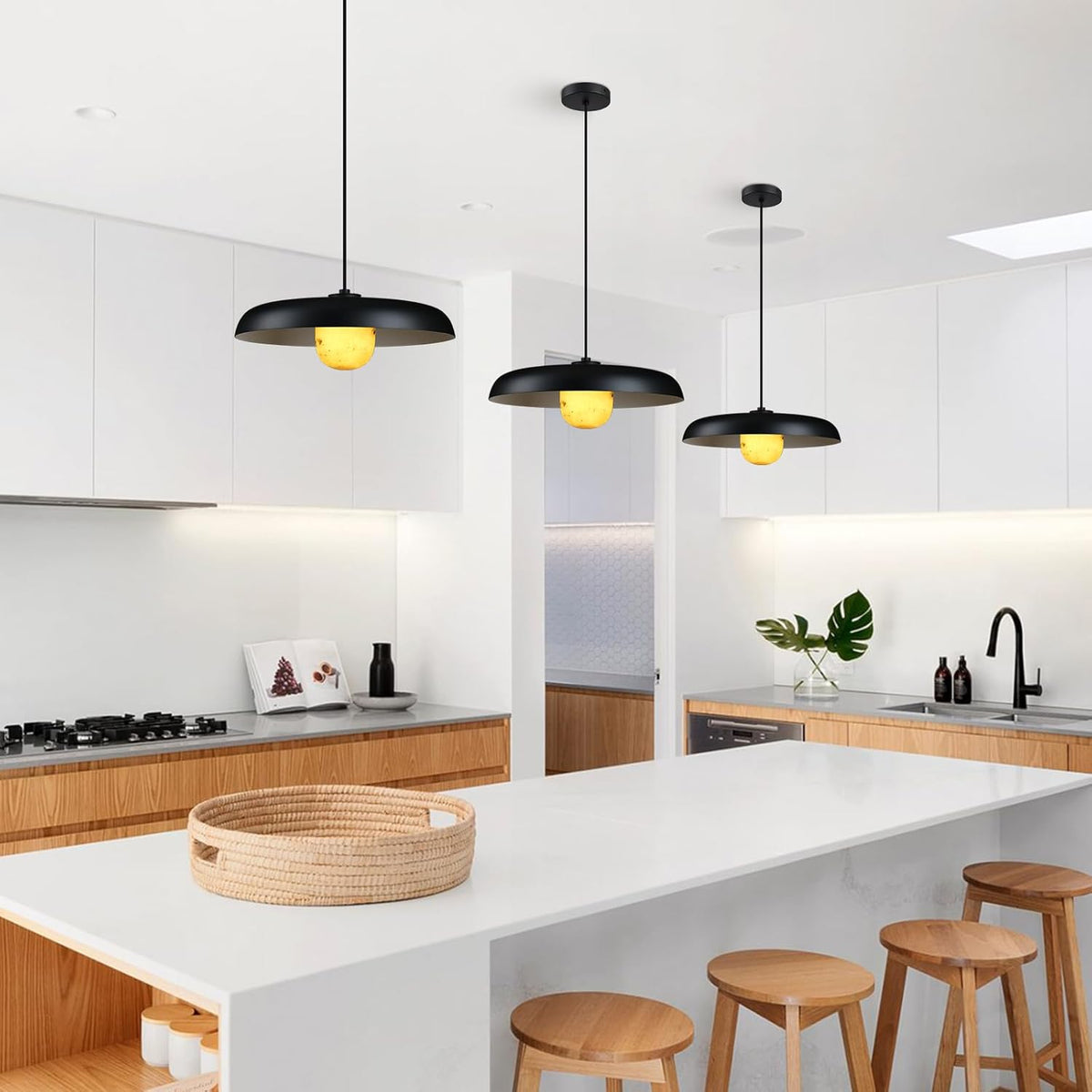 $800+ Purchase Gift | Alabaster Industrial Pendant