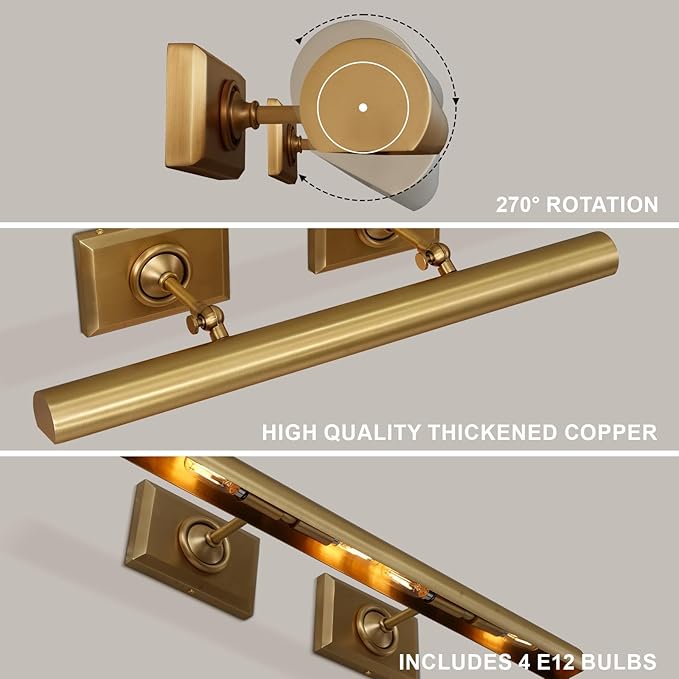 LA Brass Picture Light