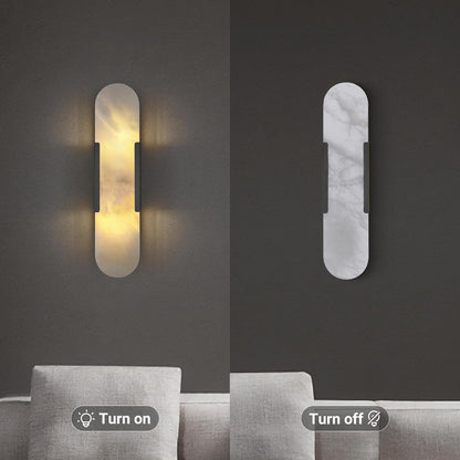 Trinidad Alabaster Wall Sconces 14" 20"