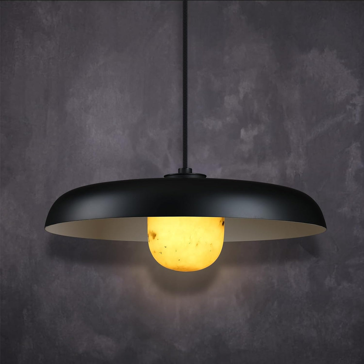 $800+ Purchase Gift | Alabaster Industrial Pendant