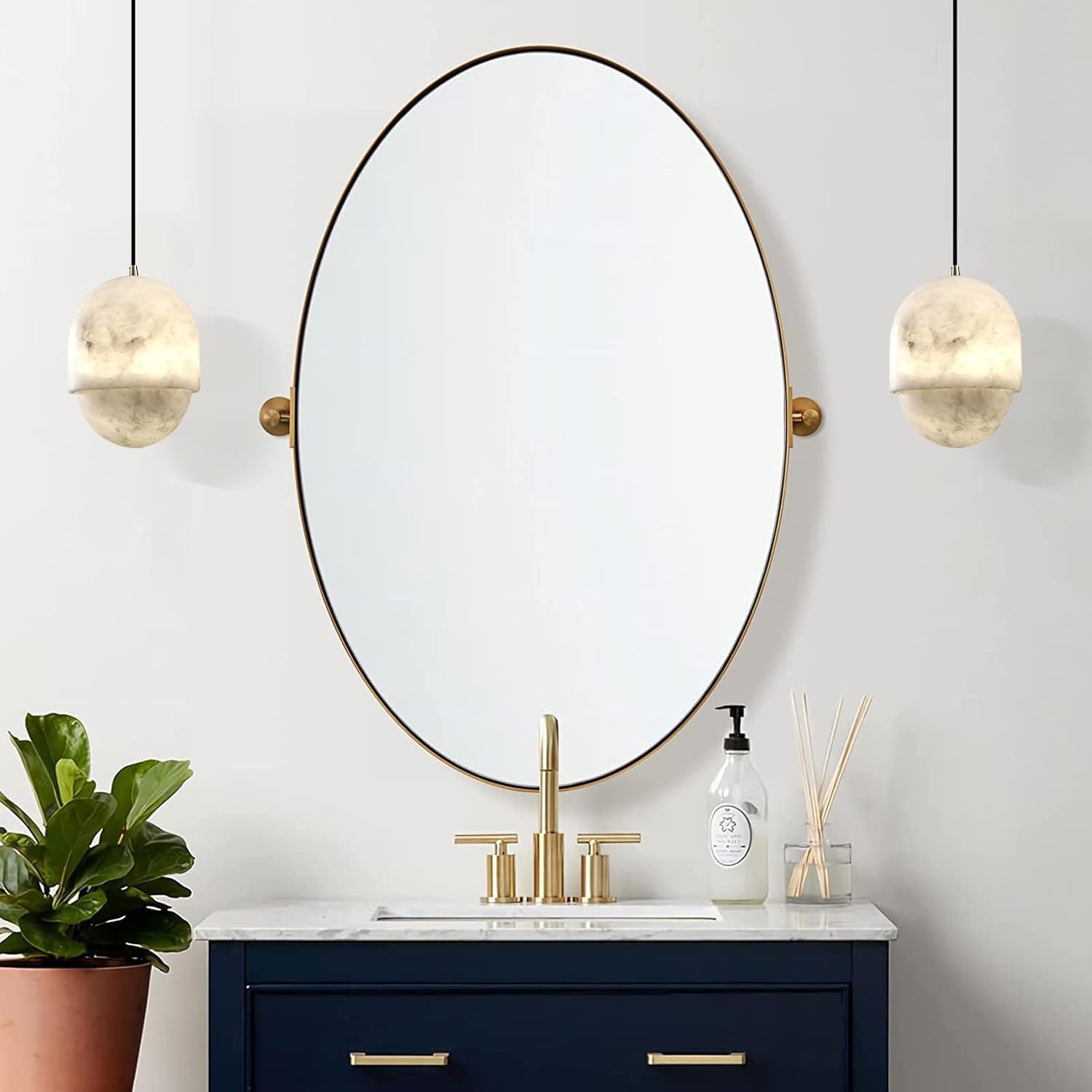 Alabaster Pendant Lights Kitchen Island