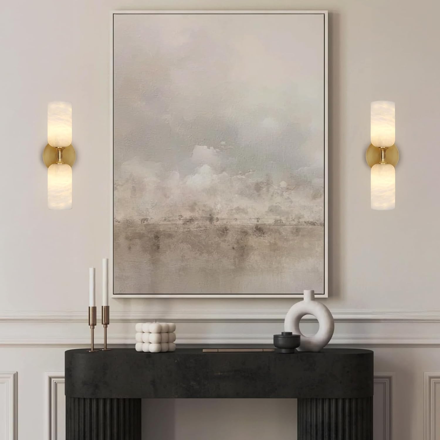 Monty Alabaster Linear Wall Sconce