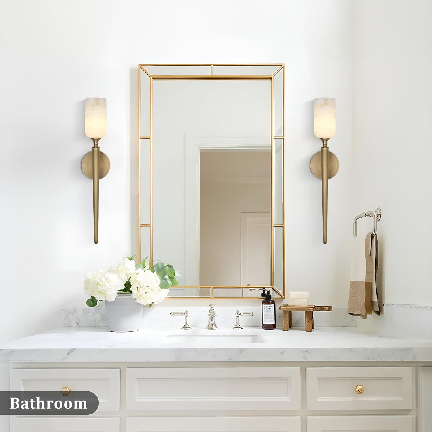 Monty Alabaster Wall Sconces