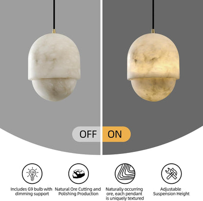 Alabaster Pendant Lights Kitchen Island