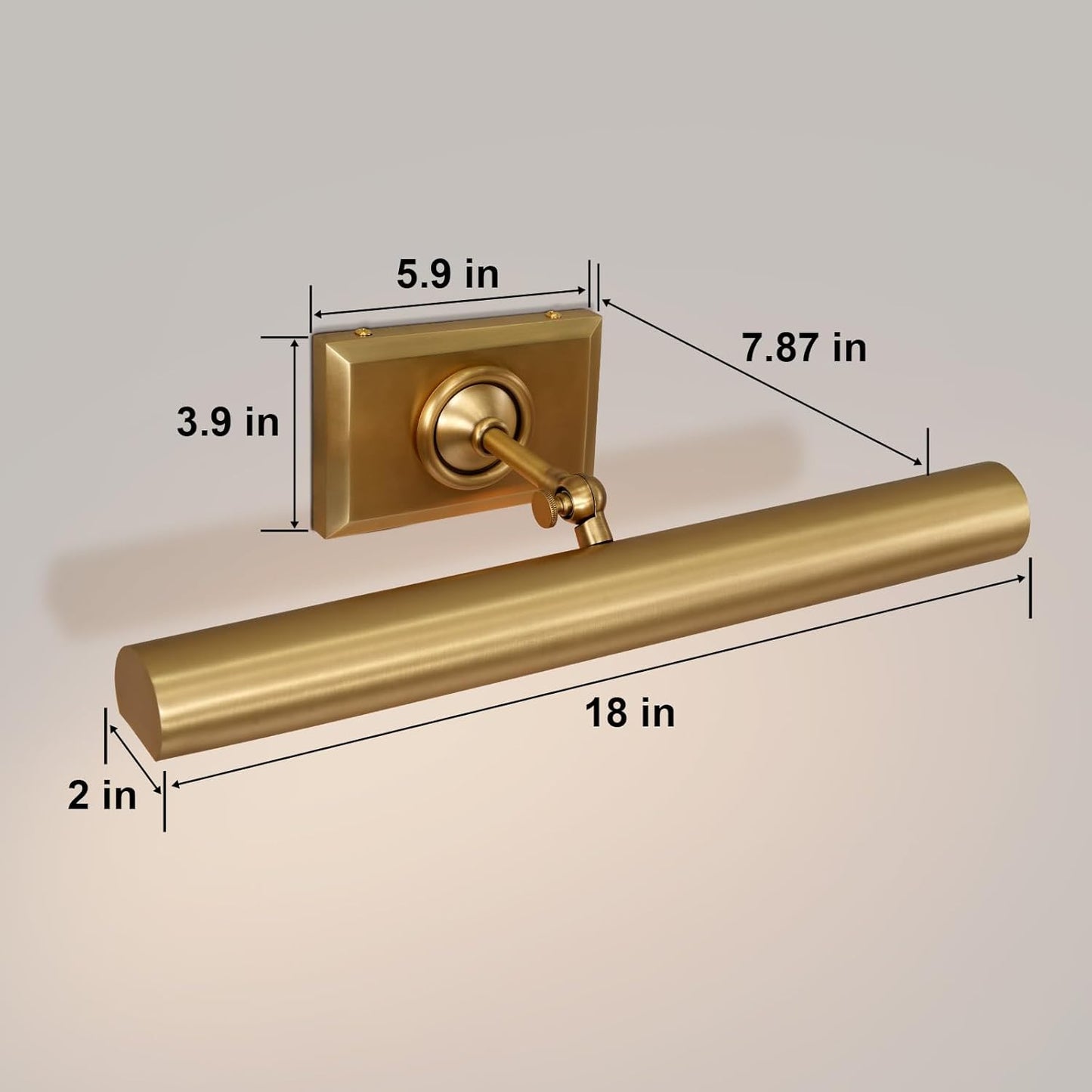 LA Brass Picture Light