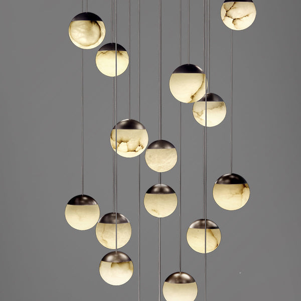 Calli 18 alabaster pendant
