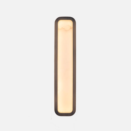 Hublot alabaster wall sconce