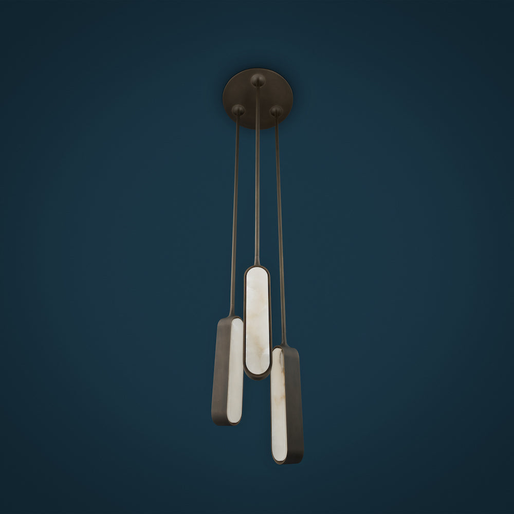 Pearl Alabaster Trio Pendant