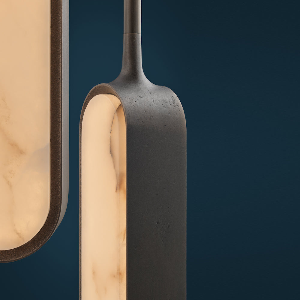 Pearl Alabaster Trio Pendant