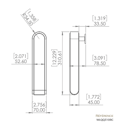 Quarte alabaster wall sconce