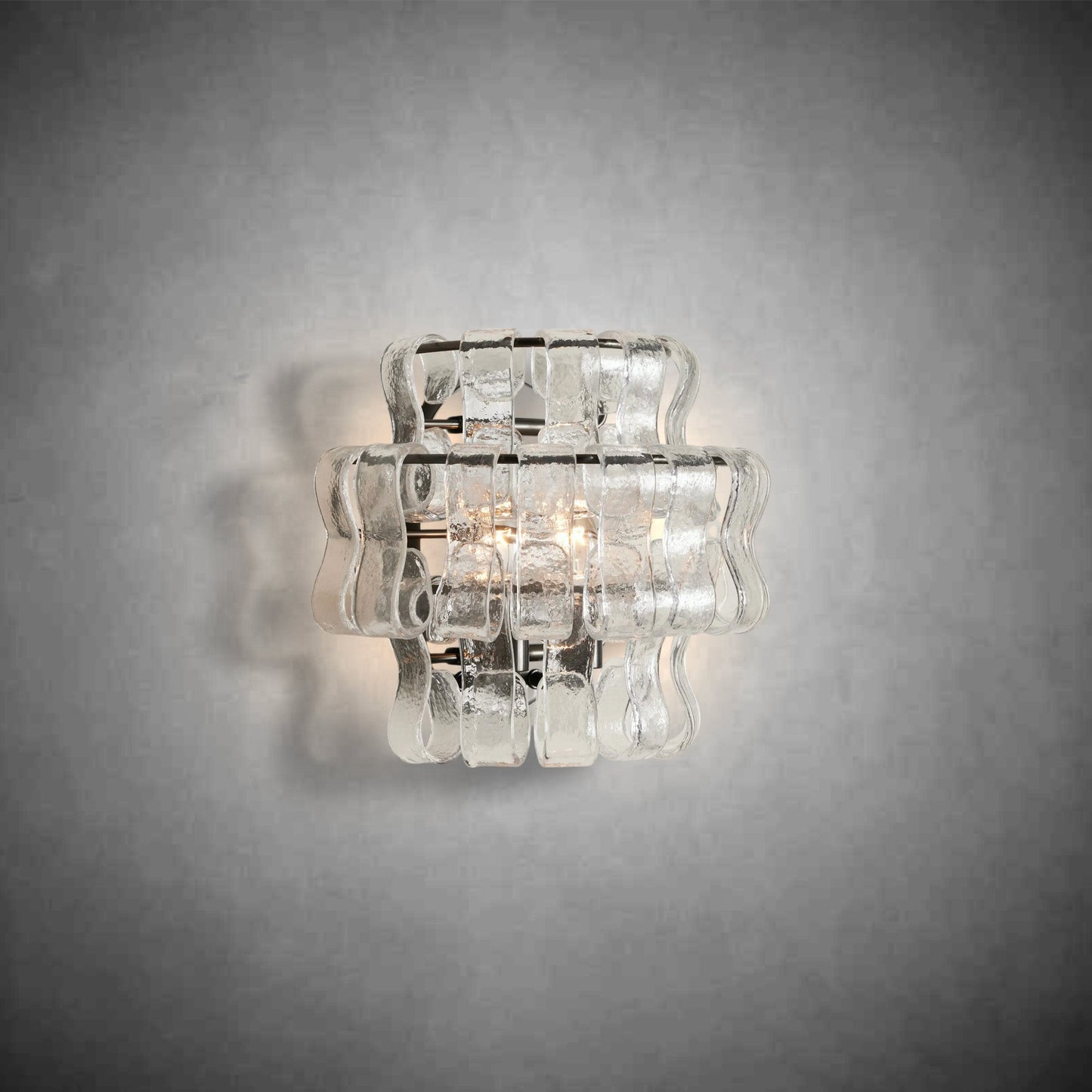 Morylighting Veridian Artisan Glass Sconce - Background Shot