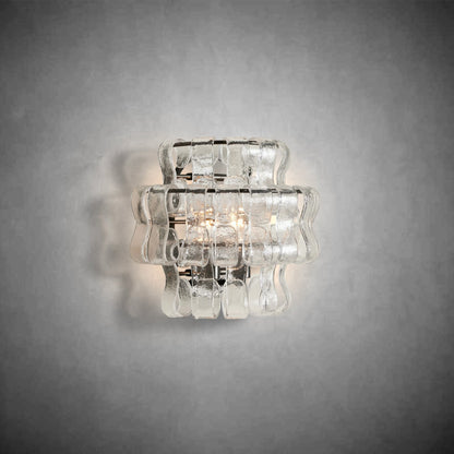 Morylighting Veridian Artisan Glass Sconce - Background Shot