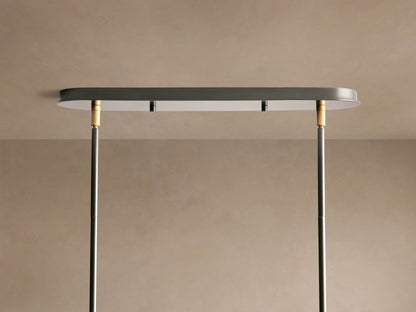 Daphne Fabric Linear Chandelier