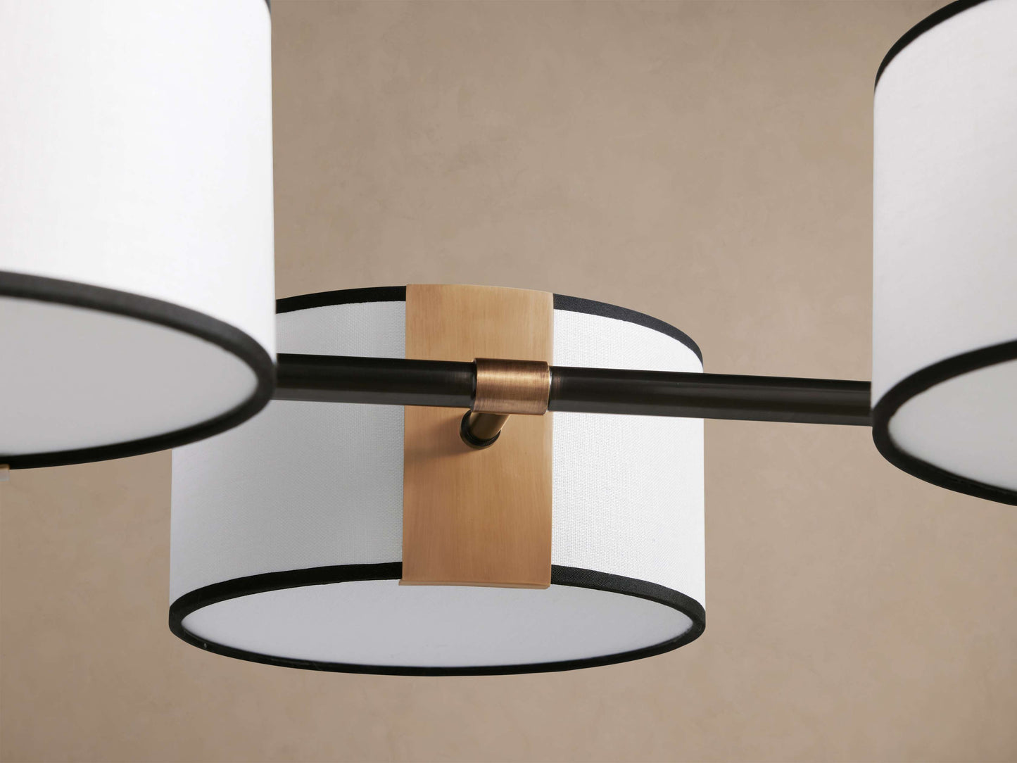 Daphne Fabric Linear Chandelier