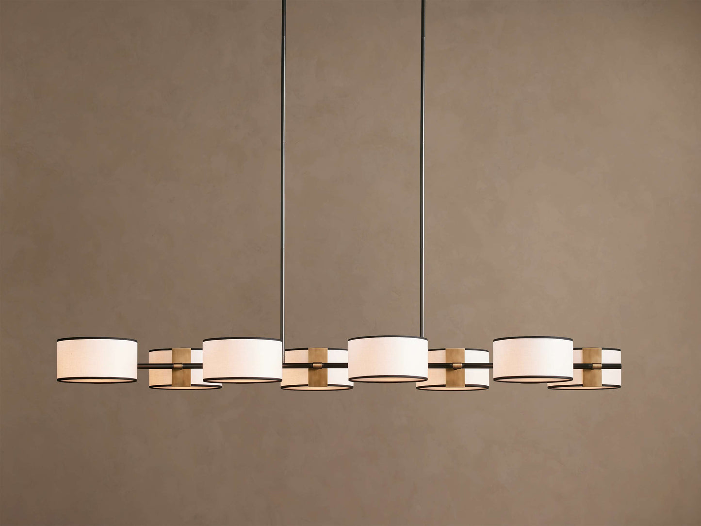 Daphne Fabric Linear Chandelier