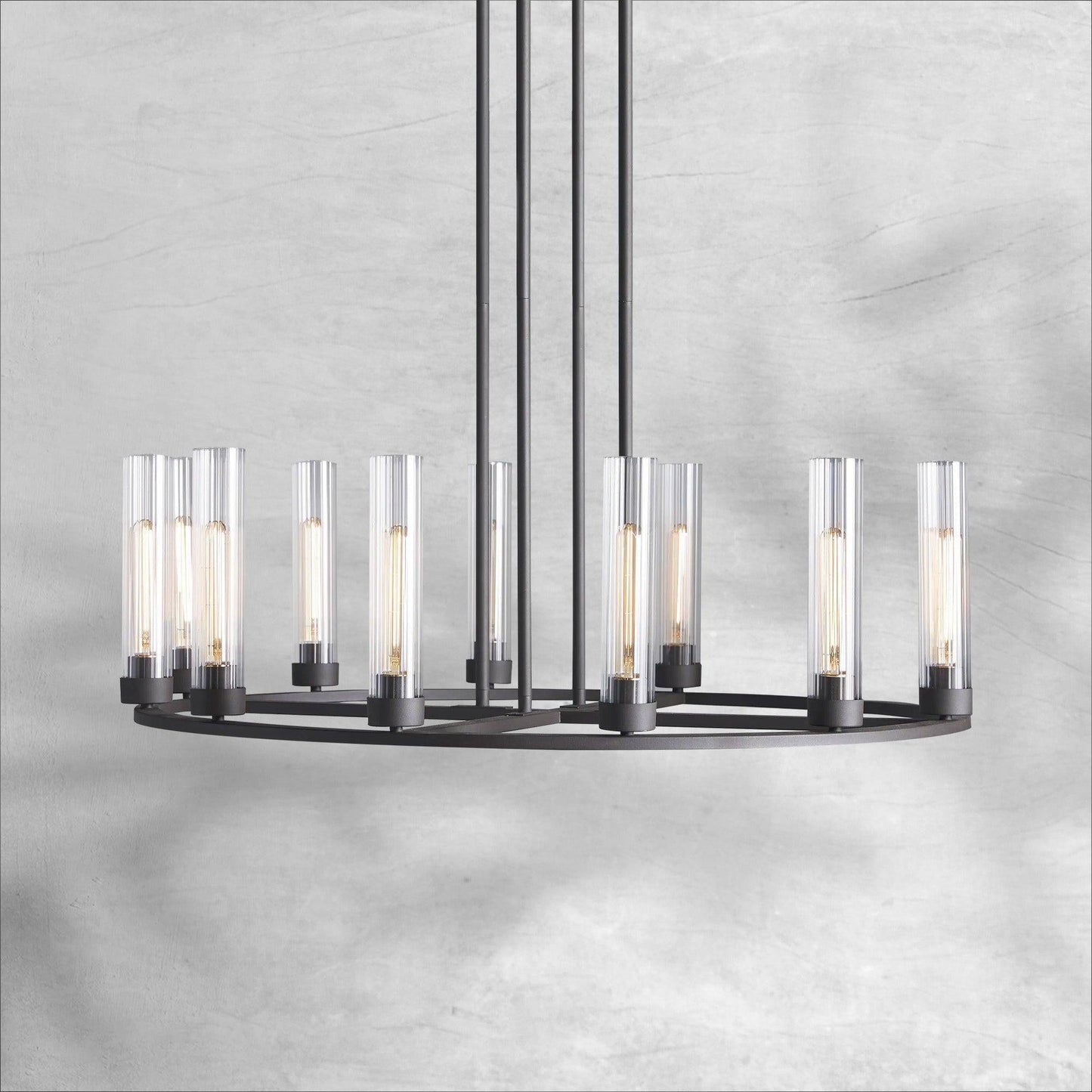 Andreas Round Chandelier 10/12 Light