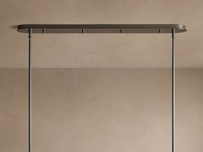 Daphne Fabric Linear Chandelier