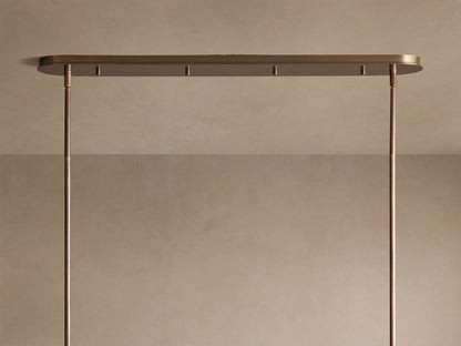 Daphne Fabric Linear Chandelier