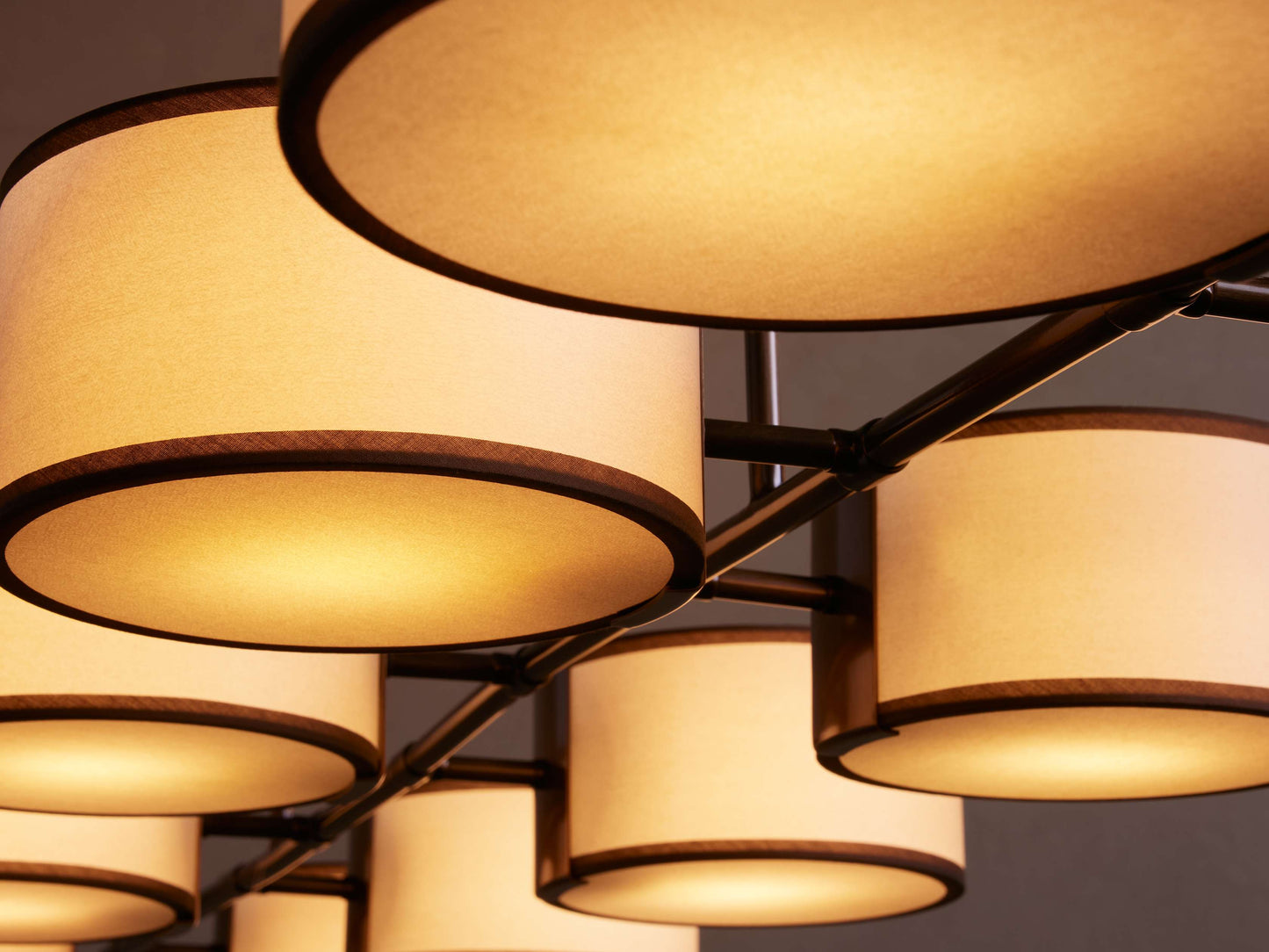 Daphne Fabric Linear Chandelier