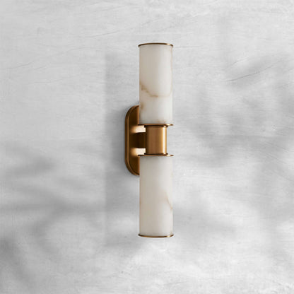 Harlin Alabaster 2-Light Wall Sconce