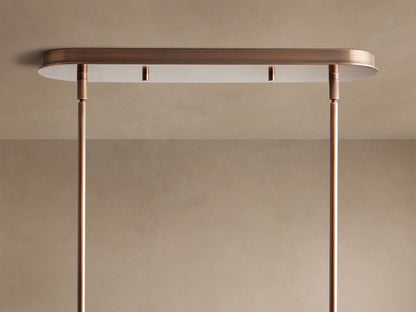 Daphne Fabric Linear Chandelier