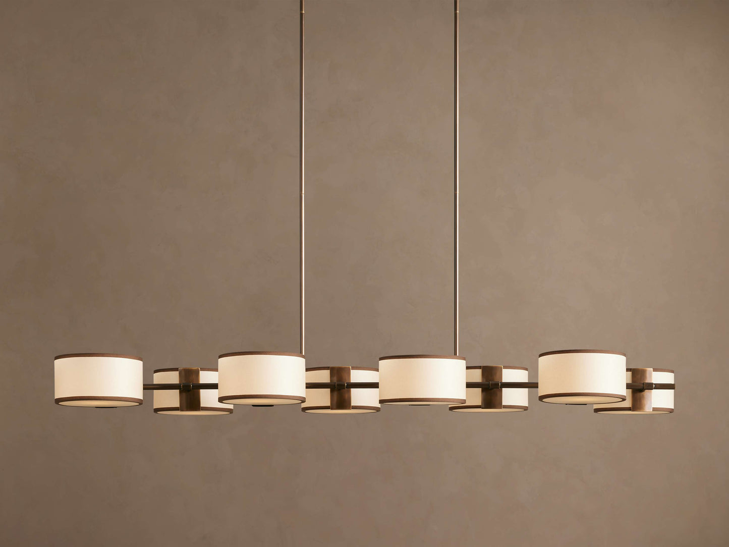 Daphne Fabric Linear Chandelier