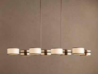 Daphne Fabric Linear Chandelier