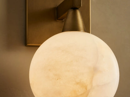 Arica Alabaster Sconce 1 Light