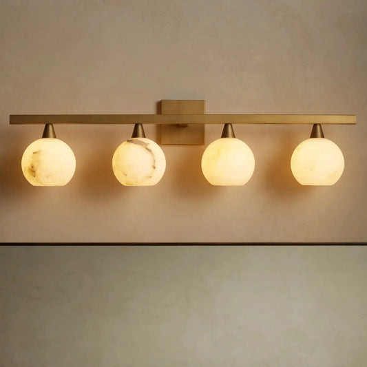 Arica Alabaster Sconce 4 Light