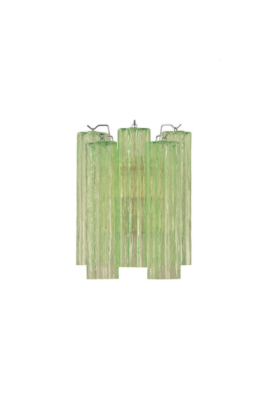 Bright Green Art Glass Wall Lamp | morylighting