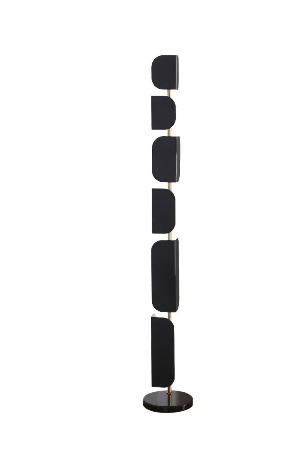 Leagan Stacked Panel Modern Floor Light | morylighting