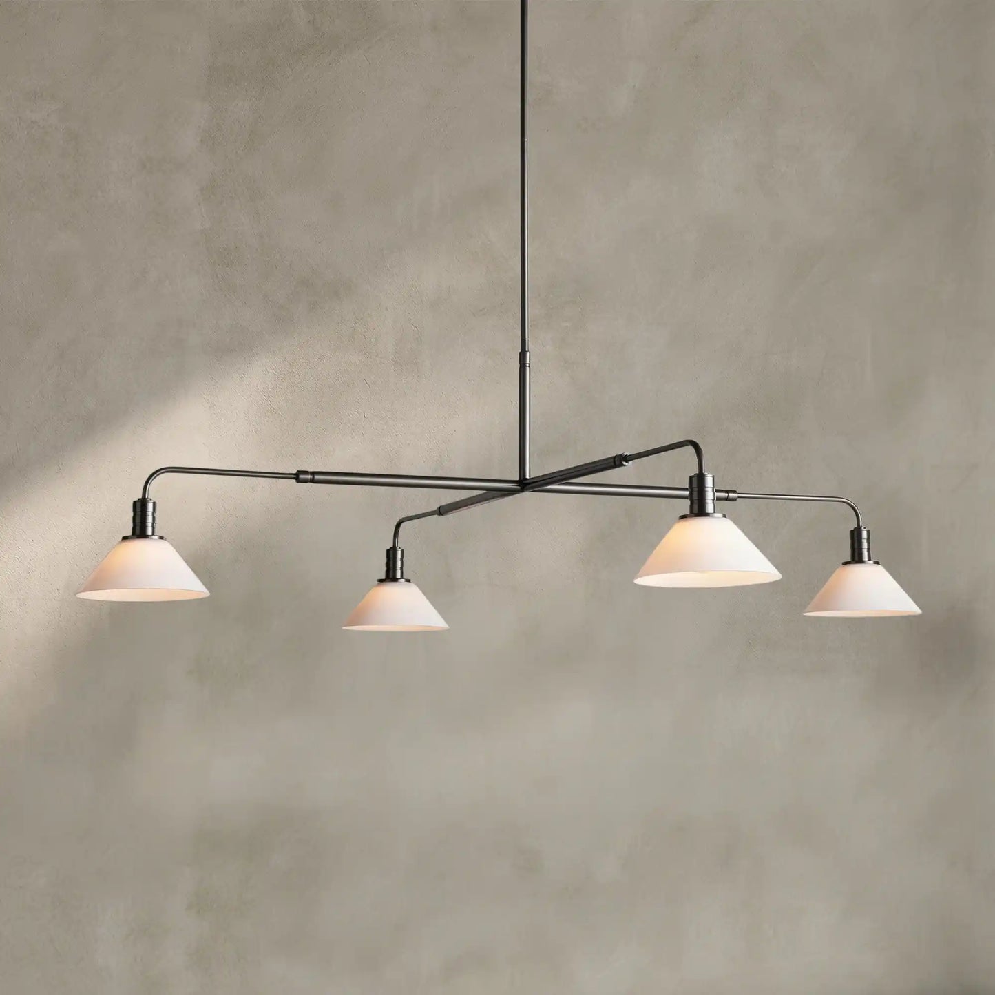 Theron Glass Round Chandelier 30'' 52''