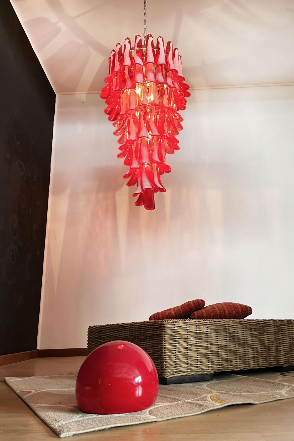 Vintage Italian Art Spiral Chandelier - view 6 | morylighting