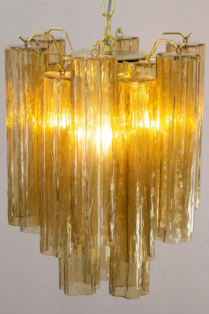 Italian Smoked Art Glass Pendant Light - view 4 | morylighting