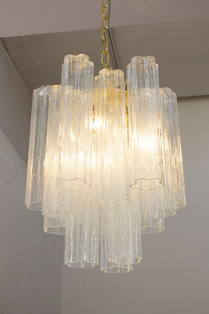 Tronchi Italy clear Art Glass Chandelier - view 7 | morylighting