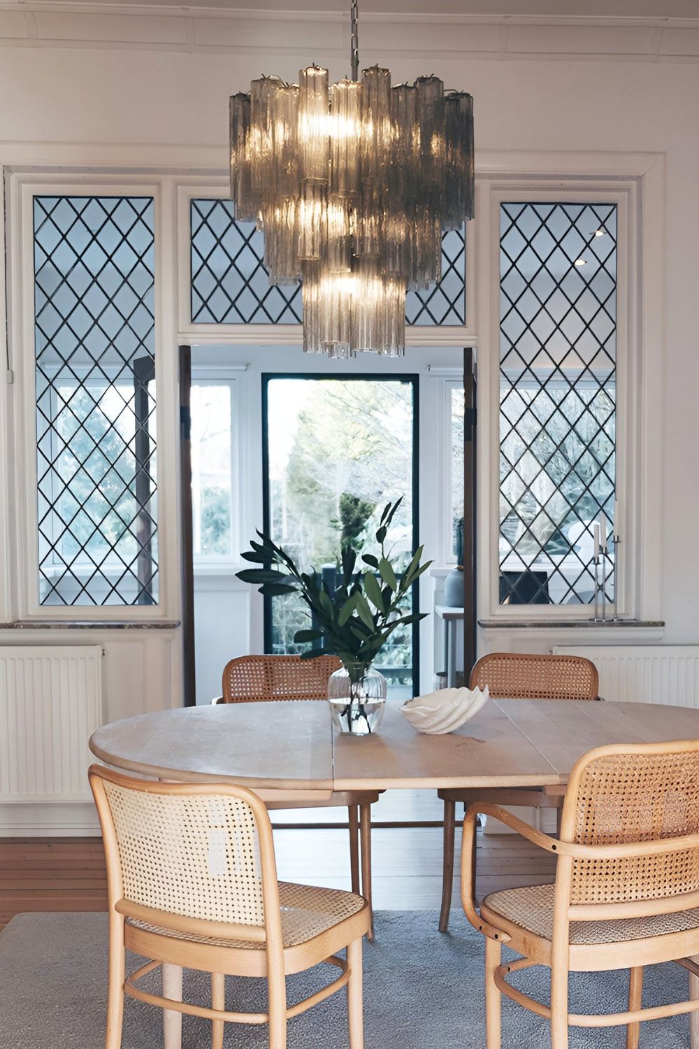 Smoked three-tier Art chandelier - view 3 | morylighting