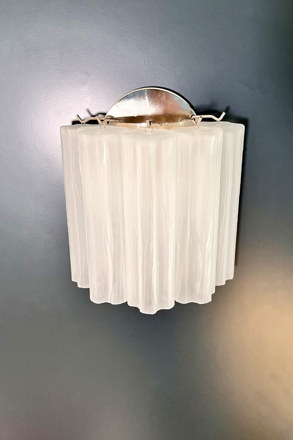 Frosted white Art glass tube wall Lamp - view 8 | morylighting