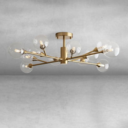 Apollo Moder Glass Ball Flushmount 20''36''47''
