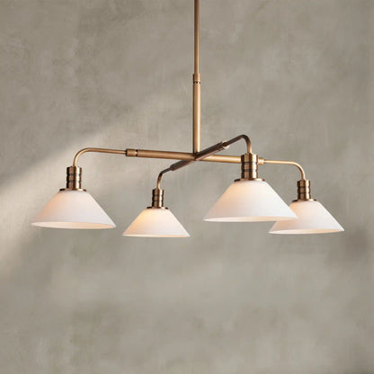 Theron Glass Round Chandelier 30'' 52''