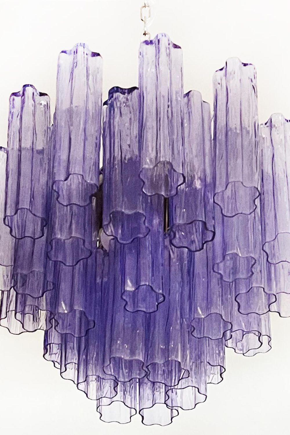 Amethyst Art Glass Pendant Chandelier - view 10 | morylighting