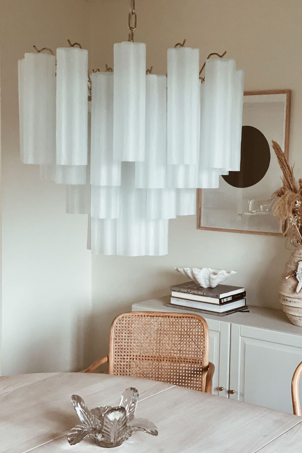 Art Opal Tube  Chandelier - 36 tubes - view 7 | morylighting