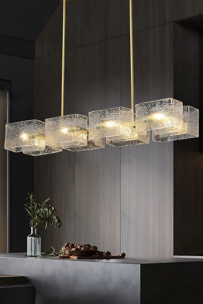 long water ripple Chandelier - view 2 | morylighting