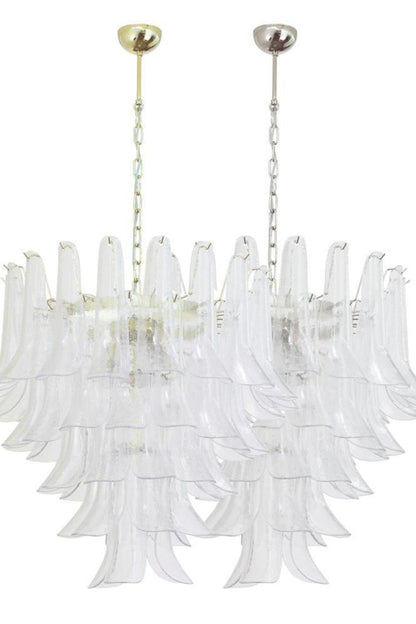 Art glass petal chandelier - view 5 | morylighting