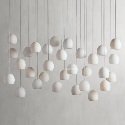 Arica Alabaster Linear Chandelier